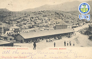 Mercado El Ronquillo de Cananea en 1906