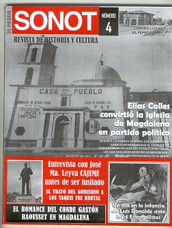 APARECE EL CUARTO NUMERO DE SONOT
